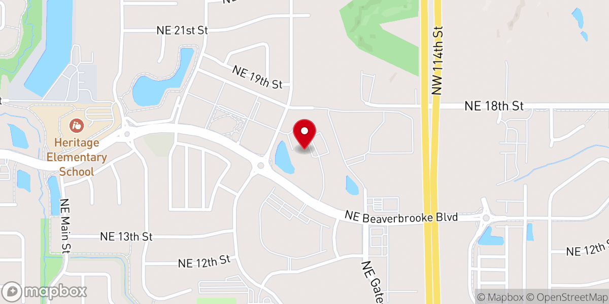 Map showing location of Lutheran Church of Hope Grimes