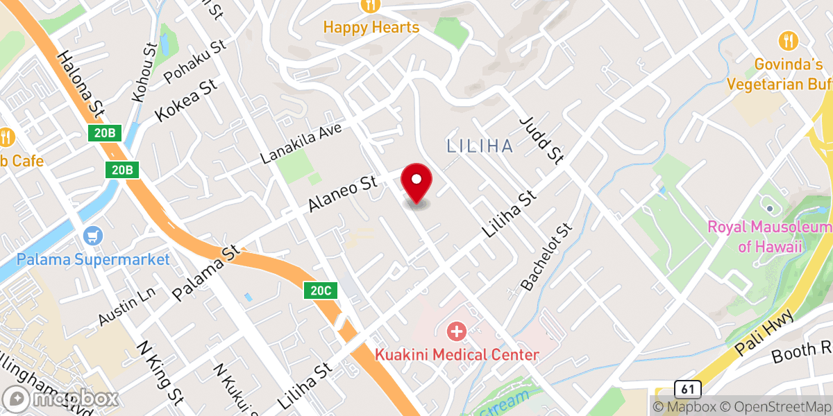 Map showing location of Good Shepherd Church