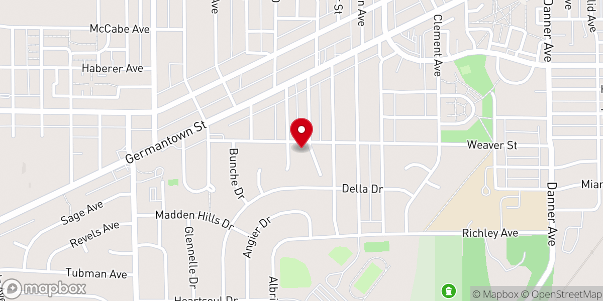 Map showing location of Gard Avenue Church of Christ