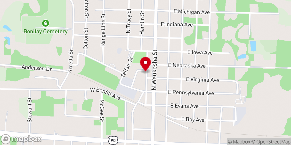 Map showing location of FBB Students Impact Building