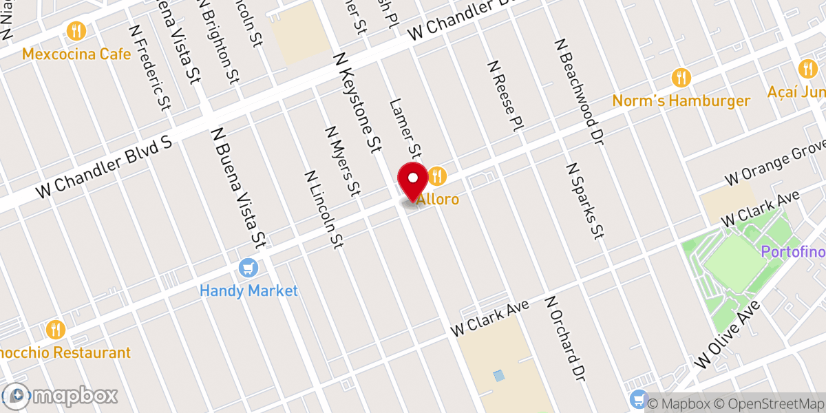 Map showing location of Iglesia Centro Neuvo Amanecer