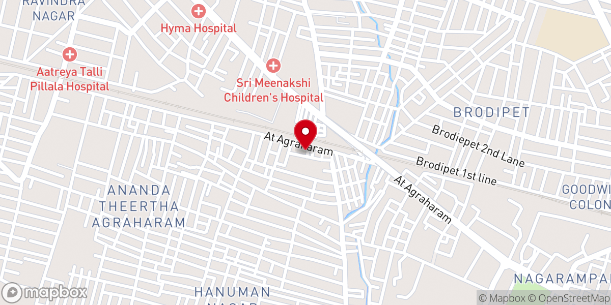 Map showing location of Fathima Matha Church
