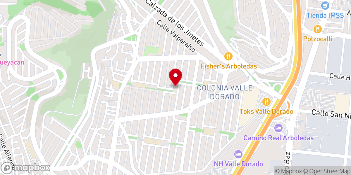 Map showing location of Parroquia de la Inmaculada Concepción