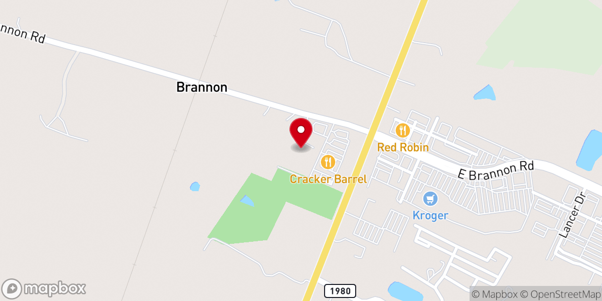 Map showing location of Faith United Church