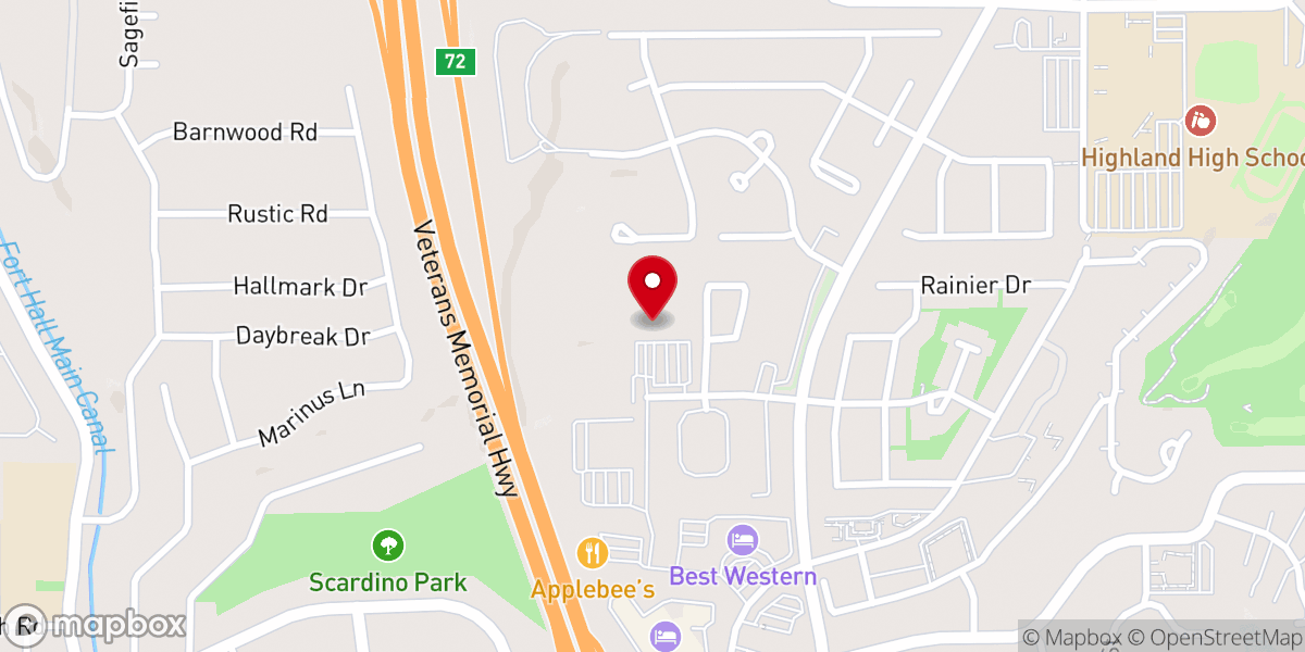 Map showing location of Grace Lutheran School