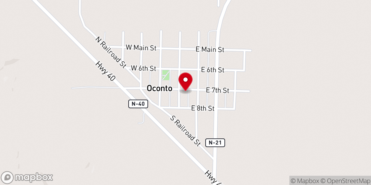 Map showing location of Saint Marys Catholic Church