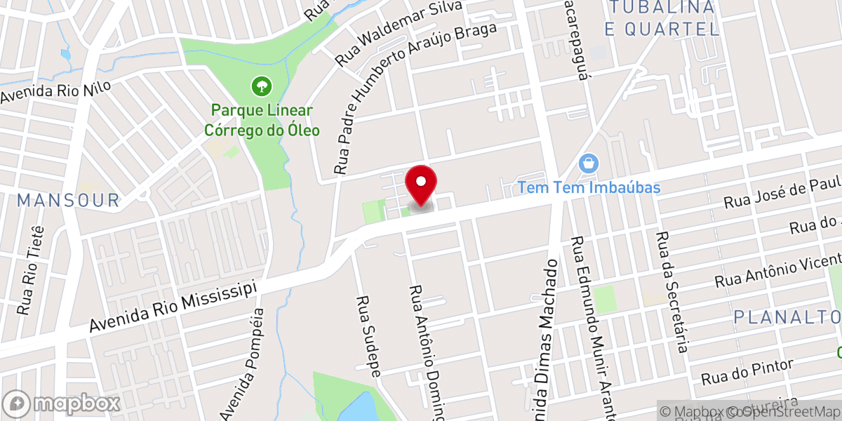 Map showing location of Igreja Batista Do Amor Setor Oeste