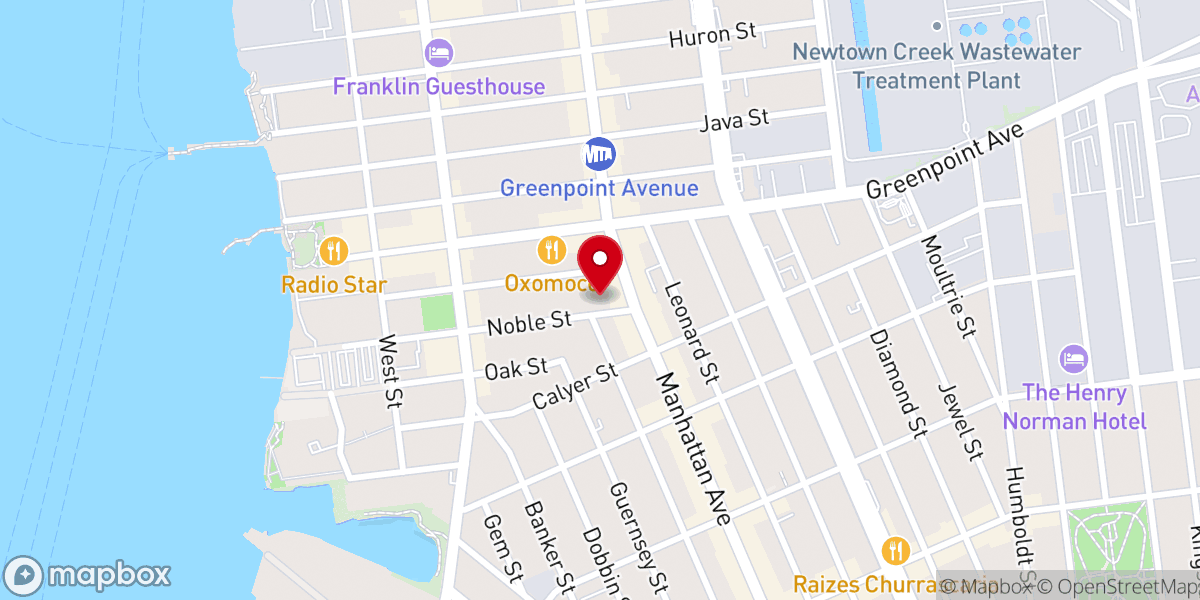 Map showing location of Union Baptist Church