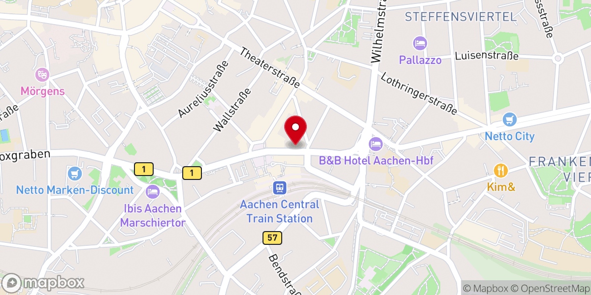 Map showing location of GoB City Church