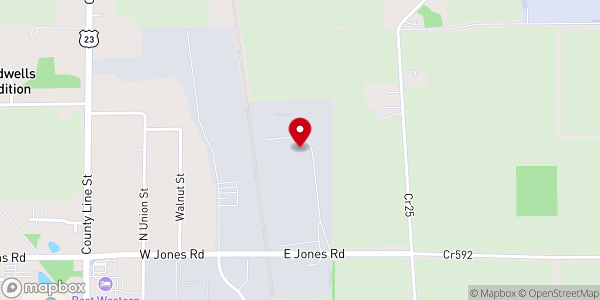 Map showing location of Church & Dwight Co
