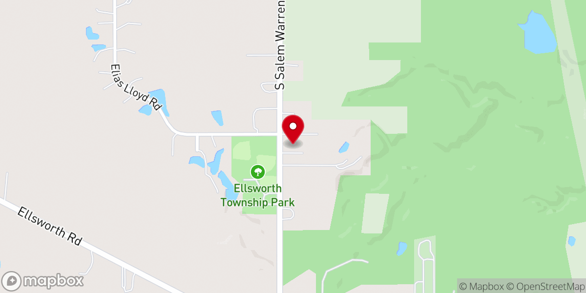 Map showing location of Heritage Baptist Church
