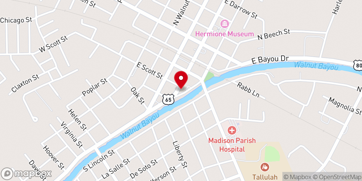 Map showing location of First Methodist Church