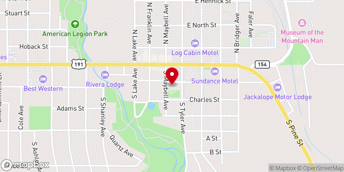 Map showing location of Community United Church of Christ