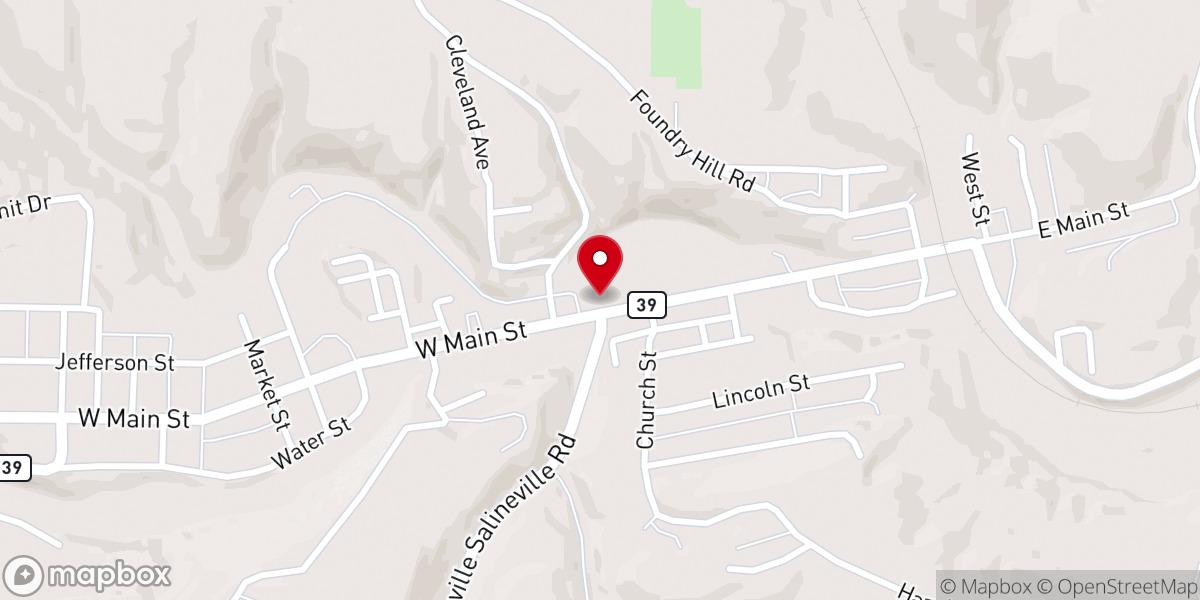 Map showing location of Everyone's Welcome Church