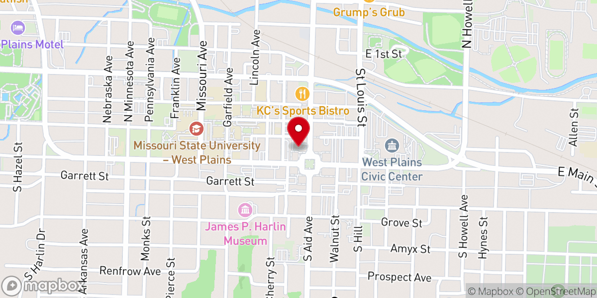 Map showing location of Cornerstone Reformed Baptist Church