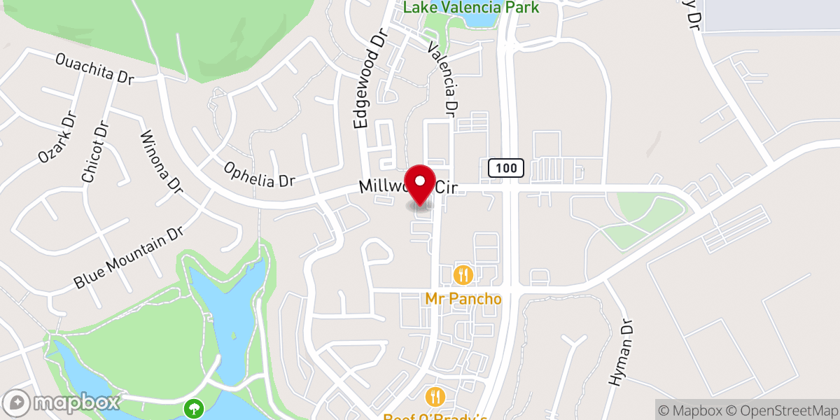 Map showing location of Southern Heaux Maumelle