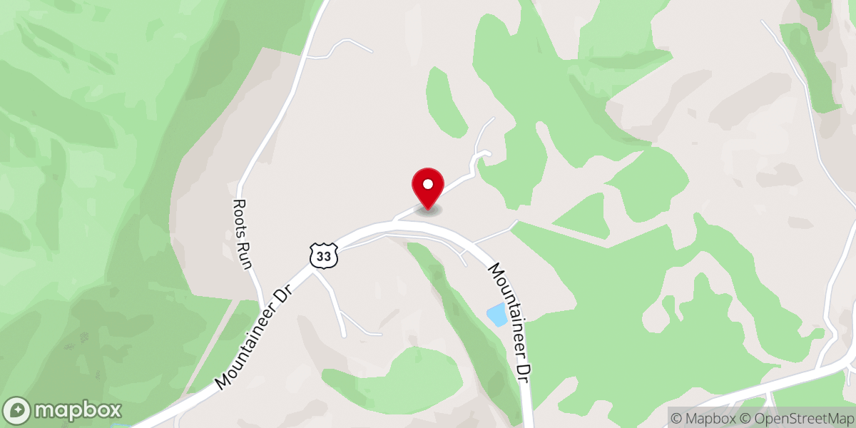 Map showing location of United Brethren Church in Christ