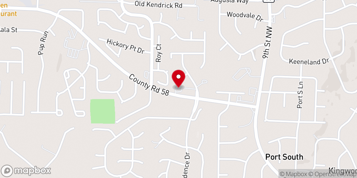Map showing location of Helena Church of Christ