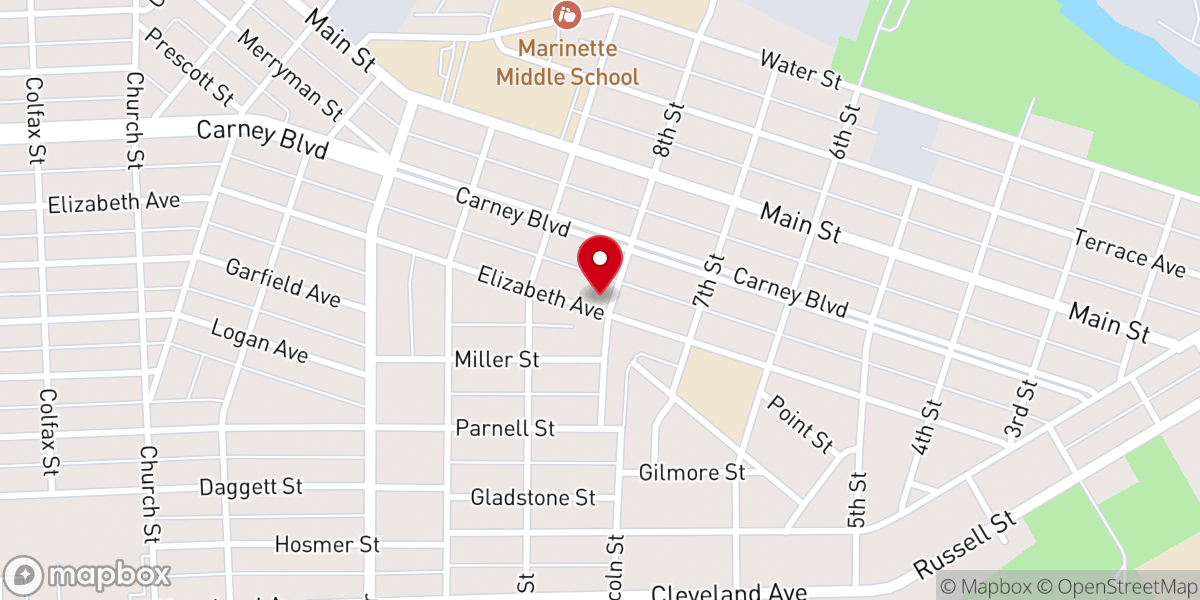 Map showing location of Faith Christian Family Church