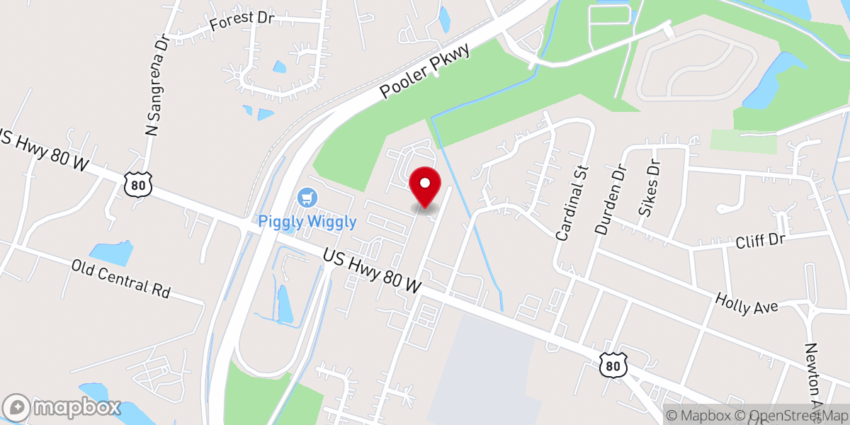 Map showing location of The Fountain Church International