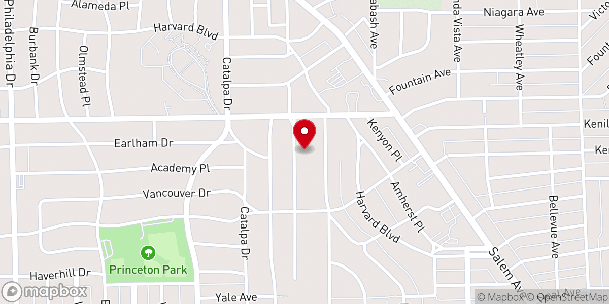 Map showing location of Congregation for Reconciliation