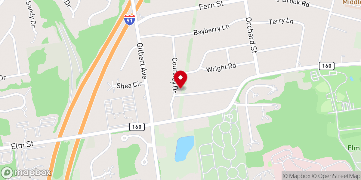 Map showing location of Trinity Christian Fellowship