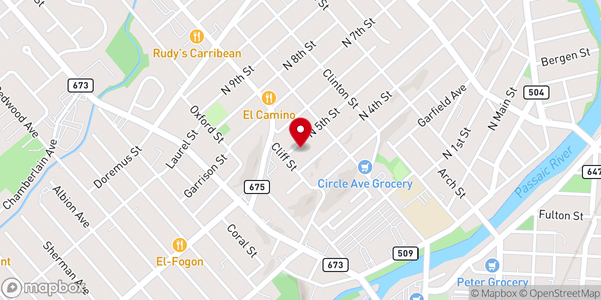 Map showing location of BridgeHope Community Church