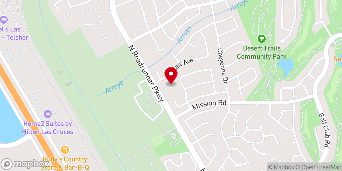 Map showing location of Mission Lutheran Church