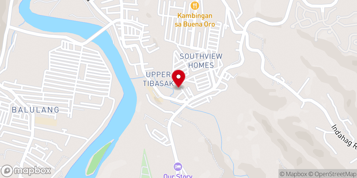 Map showing location of Church of Christ Box 1 Elena Homes