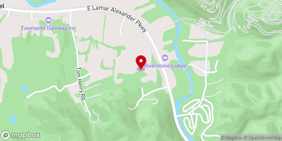 Map showing location of Parkway Missionary Baptist Church