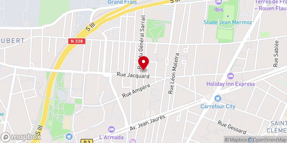 Map showing location of Église catholique Saint-Antoine au Petit-Quevilly