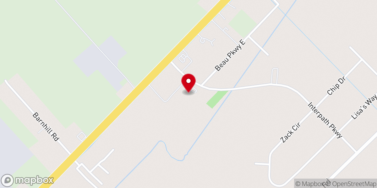 Map showing location of Good Shepherd Lutheran Church