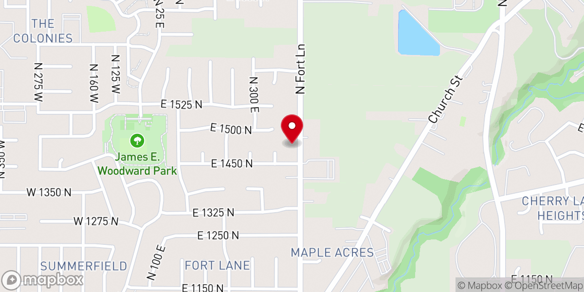 Map showing location of STRIDE Ministries