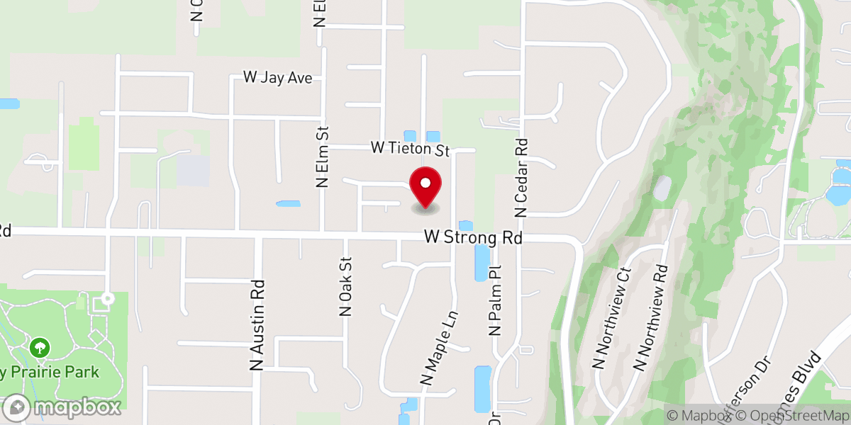 Map showing location of Access Church