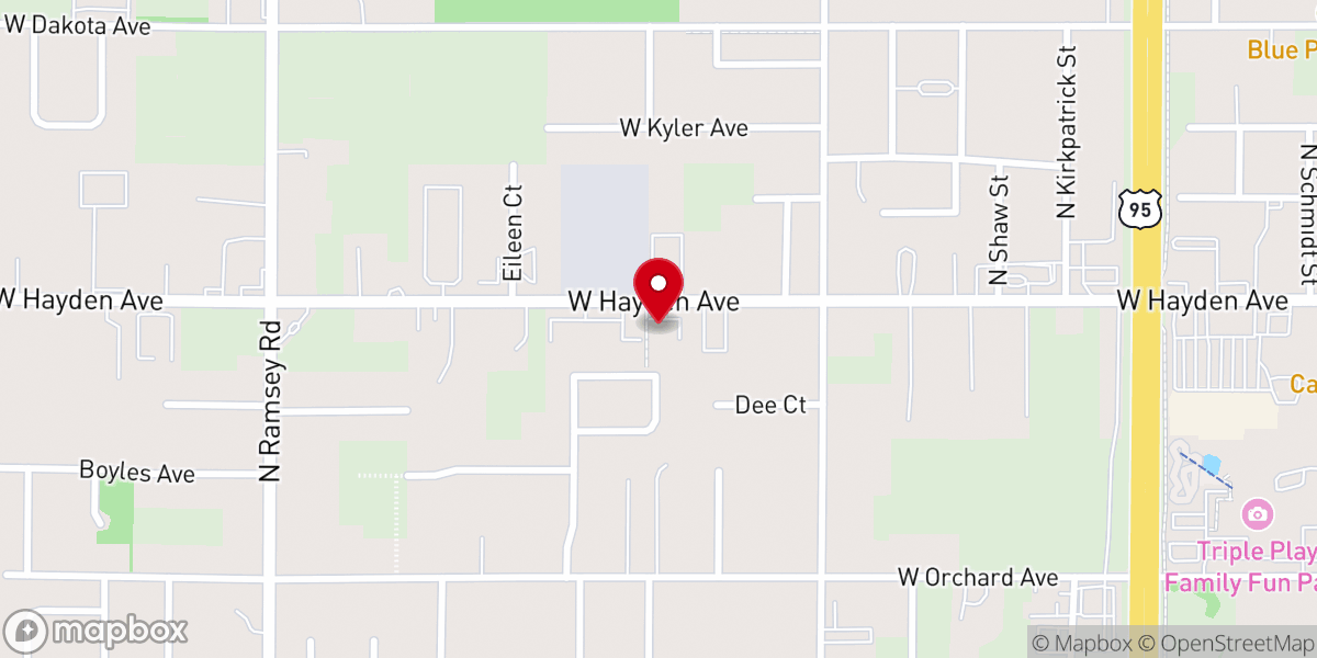 Map showing location of Journey Ministries