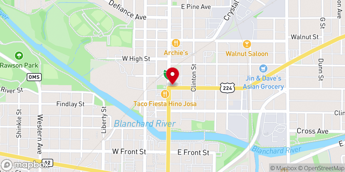 Map showing location of Msaada Architects Inc