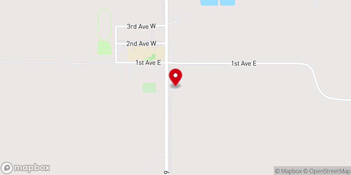 Map showing location of Sacred Heart