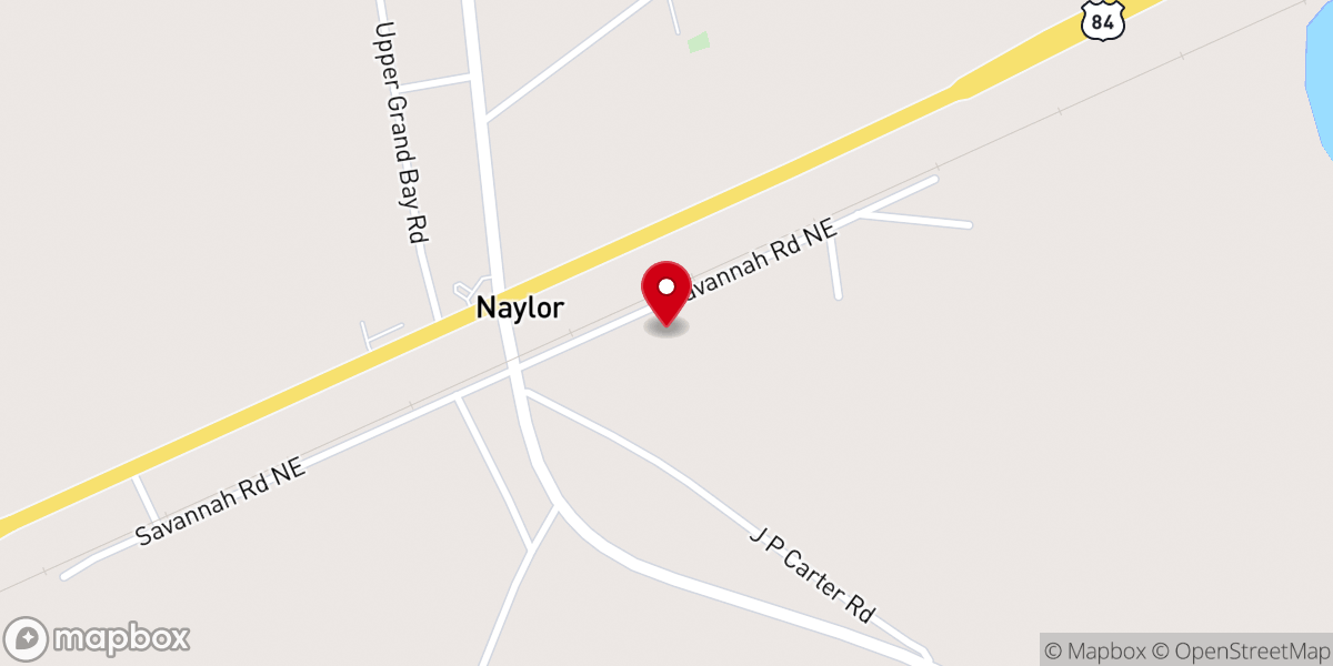Map showing location of Naylor Community Center