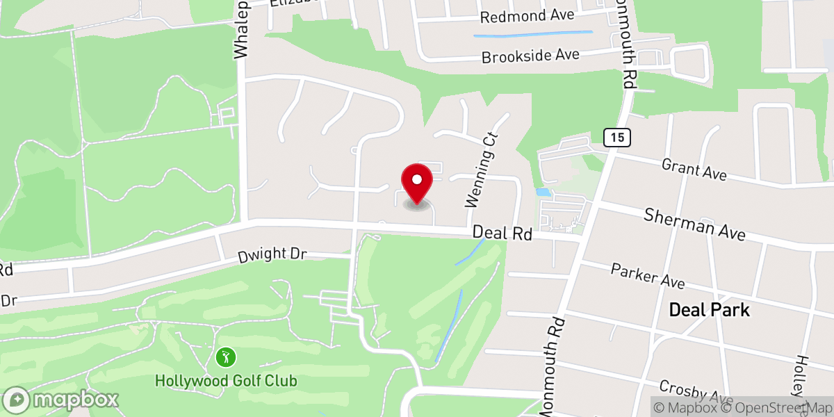 Map showing location of Congregation Magen David of West Deal