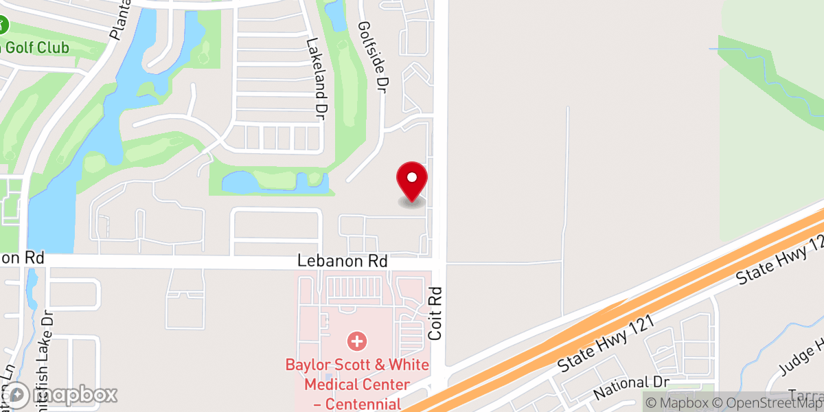 Map showing location of Onward Community Church