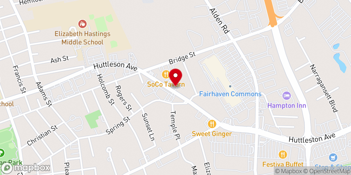 Map showing location of New Life Christian Fellowship