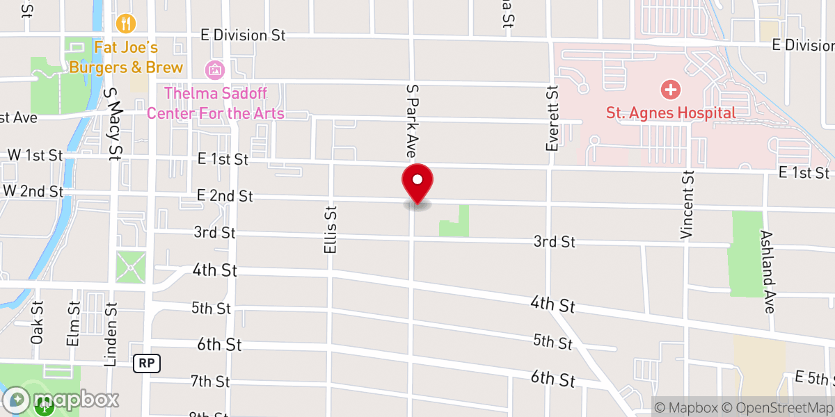 Map showing location of Lighthouse Bible Baptist Church Inc