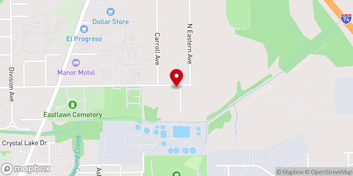 Map showing location of New Life Christian Fellowship