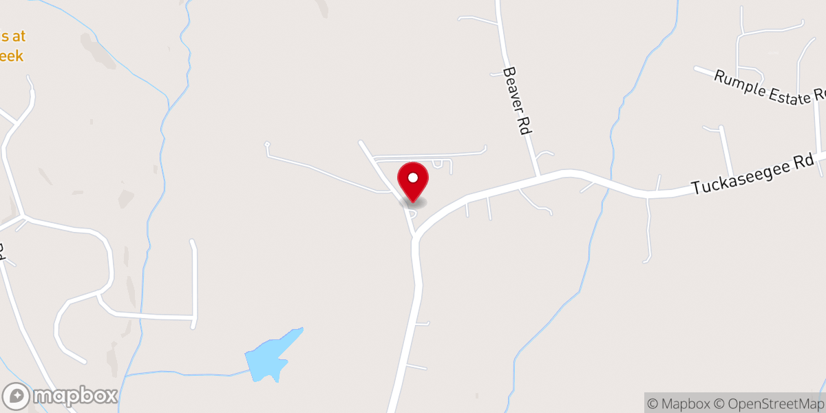 Map showing location of Pleasant Grove Baptist Church