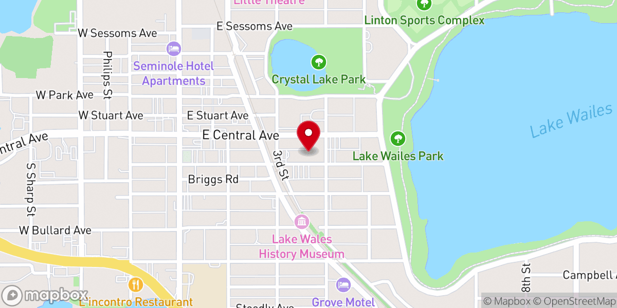 Map showing location of Iglesia Bautista Conexion Hispana - Lake Wales