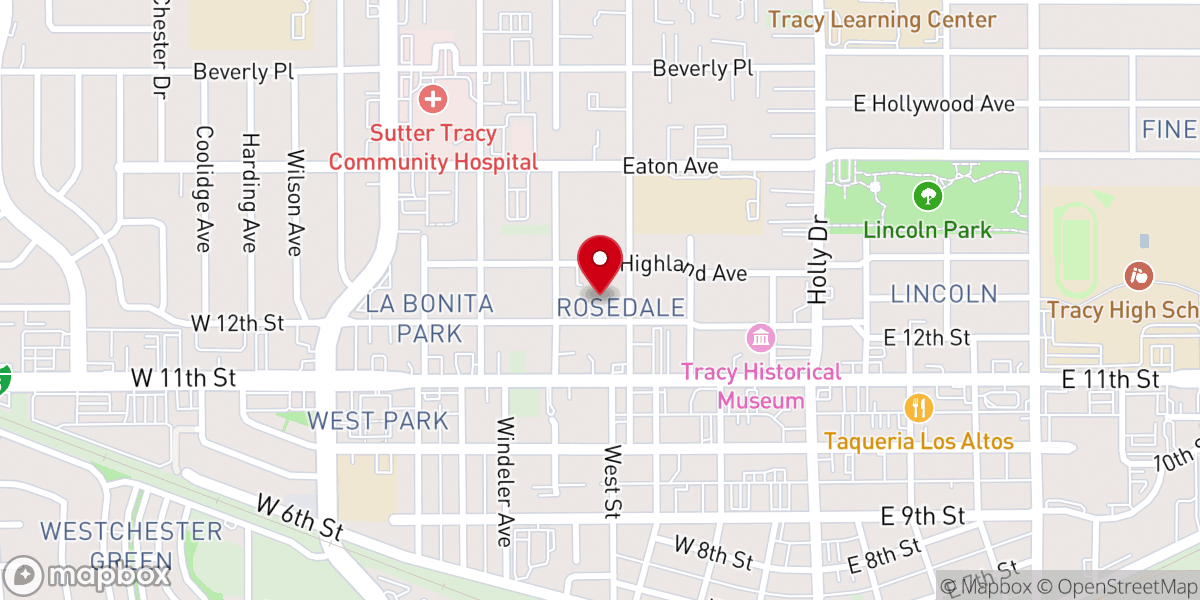 Map showing location of Celebration Christian Center