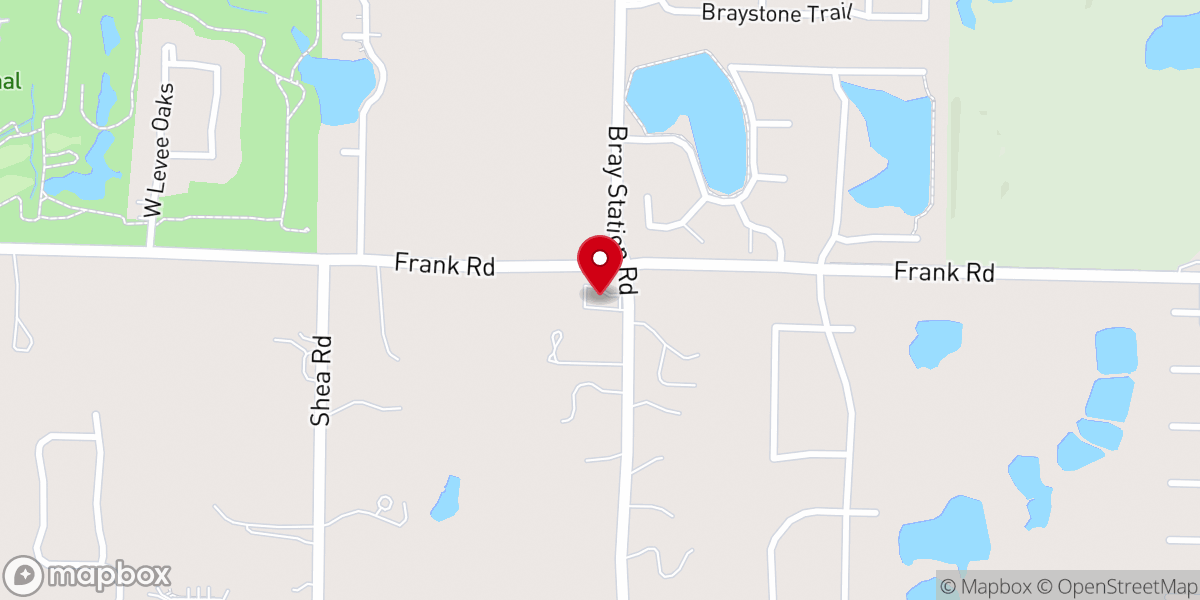 Map showing location of New Shelby MB Church