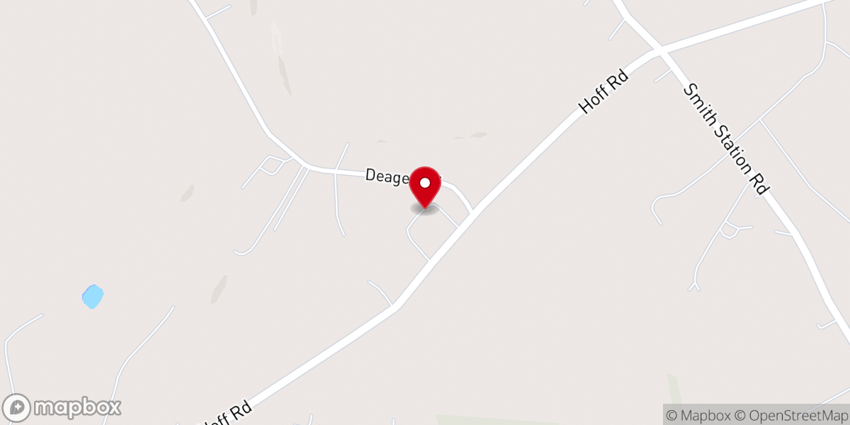 Map showing location of Fellowship Camp