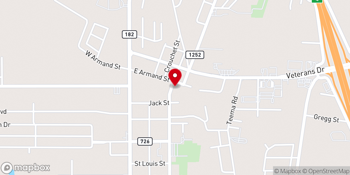 Map showing location of Chez Mackleine