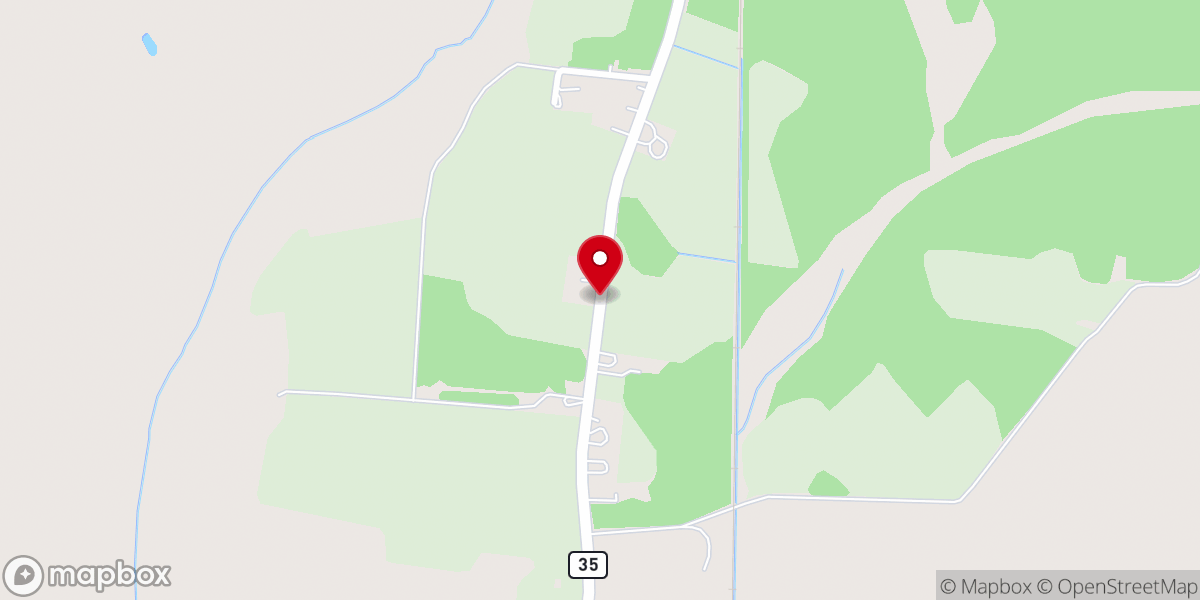 Map showing location of First Baptist Church, Severn, N. C.